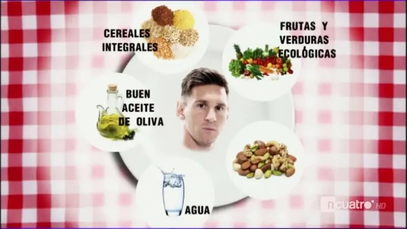 messi comiendo