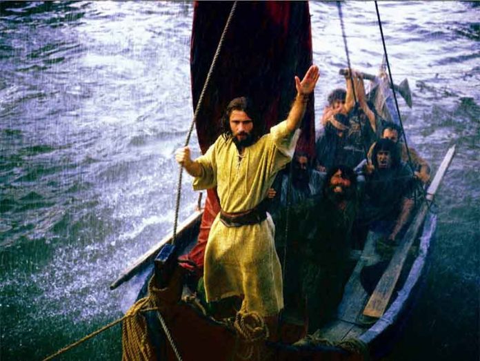 jesus Jesús en la tempestad