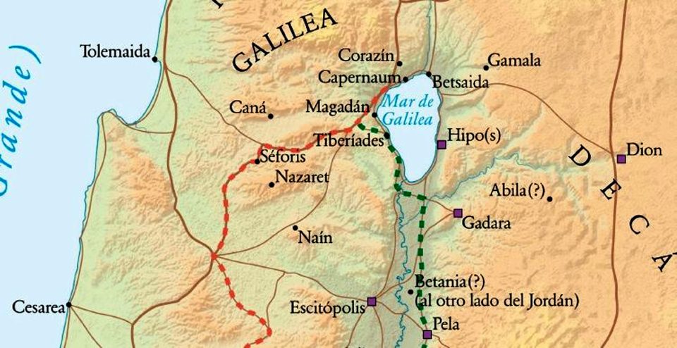 Hippos en el Mar de Galilea