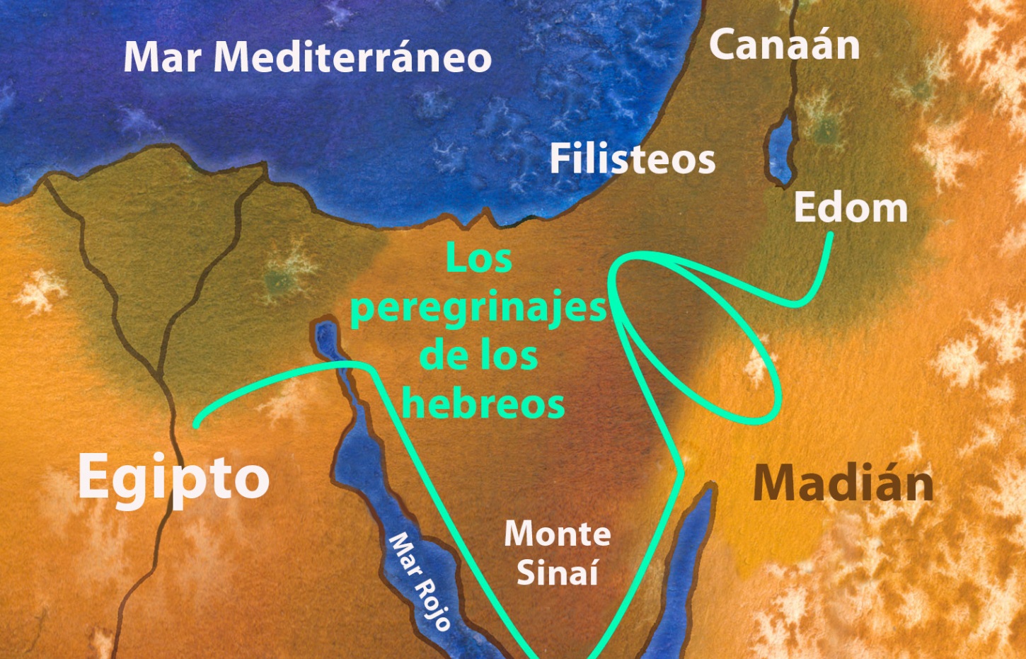 Moisés en el monte Horeb, enigma para 3 religiones 1 Éxodo de Israel