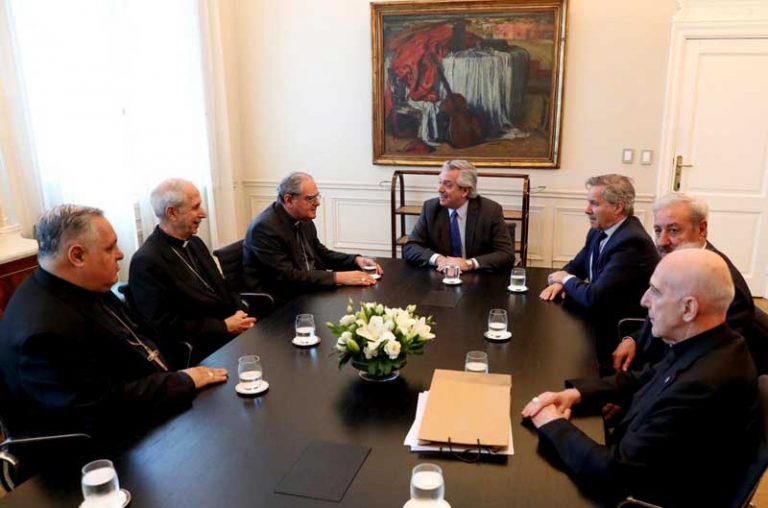 Conferência Episcopal Argentina e do Presidente
